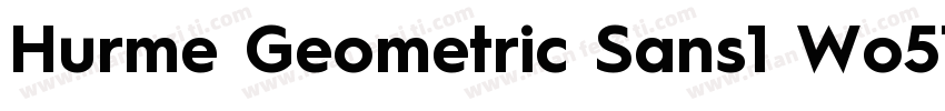 Hurme Geometric Sans1 Wo5Thobl字体转换